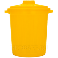 Бак 12 л, для медицинских отходов, желтый