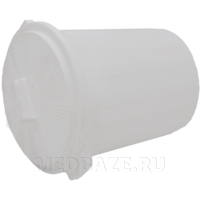 Бак 12 л, для медицинских отходов, белый