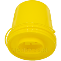 Емкость-контейнер 1 л, для утилизации игл, Медком