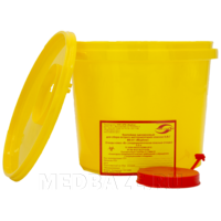 Емкость-контейнер 2 л, для утилизации игл, Медком