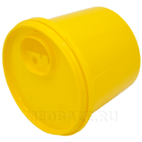 Емкость-контейнер 2 л, для утилизации игл, Медком