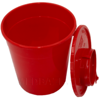 Емкость-контейнер 3 л, для утилизации игл, красный, (МК-01), КМ Проект