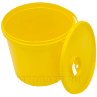 Емкость-контейнер 6 л, для утилизации игл, Медком