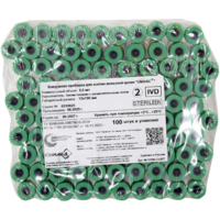 Пробирка вакуумная с литий гепарином 5.5 мл, 13*100 мм, с гелем (13100.5.5ЛГГ), Univac, 100 шт/уп