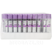 Пробирка вакуумная с К3 ЭДТА 4 мл, 13*75 мм (692041112), Improvacuter, 100 шт/уп