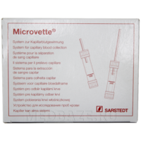 Пробирка для взятия каппилярной крови Microvette СВ200, активатор свертывания, Sarstedt, 100 шт/уп