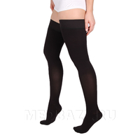 Чулки с простой резинкой на силиконовой основе с закрытым носком Idealista ID-300, 2 класс компрессии, Экотен