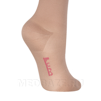 Чулки с простой резинкой на силиконовой основе с закрытым носком Idealista ID-300, 1 класс компрессии, Экотен