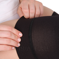 Чулки с простой резинкой на силиконовой основе с закрытым носком Idealista ID-300, 1 класс компрессии, Экотен