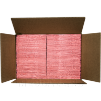 Нагрудники стоматологические ламинированные, 45*33 см, розовый, 500 шт/уп