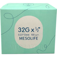 Игла Mesolife 32G 0,23×12 мм (100 шт.)