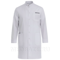 Халат мужской на кнопках Тезис TZ810, белый