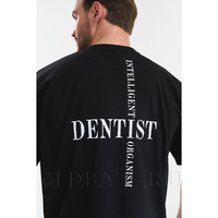 Футболка мужская Тезис TZ510, принт "DENTIST", черный, 46-48