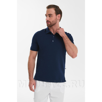 Поло мужское Тезис TZ550, темно-синий