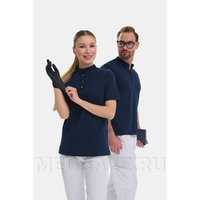 Поло мужское Тезис TZ560, темно-синий