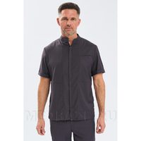 Рубашка мужская на молнии Тезис TZ700, графит