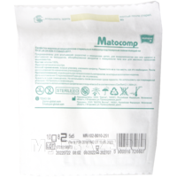 Салфетка стерильная, 8-ми слойная, 17 нитей, 5*5 см, Matocomp (MR-102-B010-251), 10 шт/уп