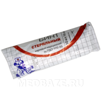 Бинт стерильный плотностью 36г/м2, 16 см*10 м (БМС-10/16и36), Лейко