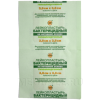 Лейкопластырь бактерицидный 3.8*3.8 см (213872) Leiko plaster