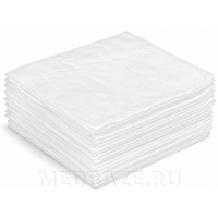 СМС простыни в пачке, плотность 15 г/м2, 80*200 см, белый, (EL-P28), Optima, 20 шт/уп