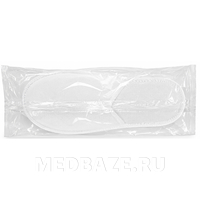 Тапочки с закрытым мысом, на жесткой основе, махровые, Классик, белый
