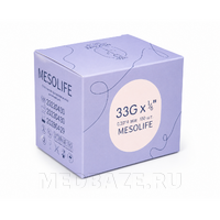 Игла для мезотерапии Mesolife 33G 0.20×4 мм (100 шт.)