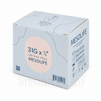 Игла для мезотерапии Mesolife 31G 0.26×4 мм (100 шт.)