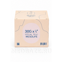 Игла для мезотерапии Mesolife 30G 0.30×4 мм (100 шт.)