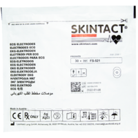 Электроды для ЭКГ Skintact FS-521 35*50 мм, пленочные, одноразовые, пена, твердый гель, 30 шт/уп