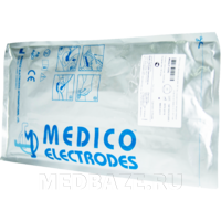 Электроды для ЭКГ Medico MSGLT-03G, 50*48 мм одноразовые, длительного мониторинга, твердый гель, 50 шт/уп