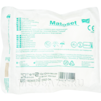 Салфетка стерильная, 16 слоев, 17 нитей, 10*10 см, Matoset, (MA-109-2010-010), Matopat, 10 шт/уп