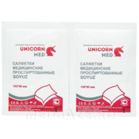 Салфетка спиртовая, для инъекций, этиловый спирт, 6*10 см, (СП11-13), UM, 100 шт/уп