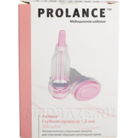Ланцет для взятия капиллярной крови Prolance Pediatric (лезвие) 1.2 мм, розовый, Prolance, 200 шт/уп