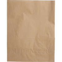 Пакет бумажный 24*12*31 крафт, коричневый