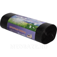 Пакет для мусора сверхпрочные 120 л 70*110 см, 10 шт/уп, черный