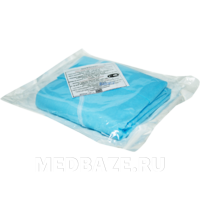Халат стерильный рукава на манжете р-р 52-54 (пл. 25 г/м2, дл. 140 см) голубой