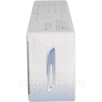 Скальпель Certus размер 21 стерильный одноразовый, 10 шт/уп