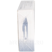 Лезвие хирургическое Certus стерильное, размер 23, 100 шт/уп