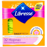 Прокладки гигиенические ежедневные Libresse DailyFresh Normal 32 шт/уп