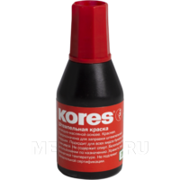 Краска штемпельная Kores 28 мл красная (4969, 71324)