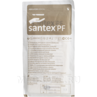 Перчатки хирургические латексные Santex PF, размер 7.5, стерильные неопудренные текстурированные