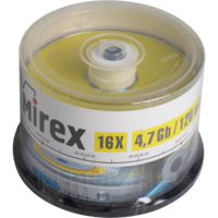 Диск DVD-R Mirex 4.7 Gb 16х (838863 ), 50 шт/уп
