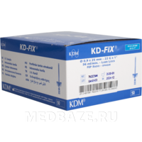 Катетер внутривенный с доп. портом KD-Fix G22, KD-Medical, 50 шт/уп