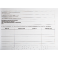 Журнал регистрации и контроля бактерицидных установок