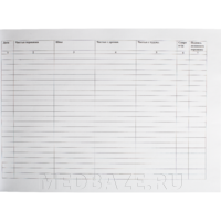 Журнал перевязок