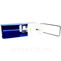 Дозатор для антисептика и мыла Saraya MDS1000-P, локтевой, синий, Saraya