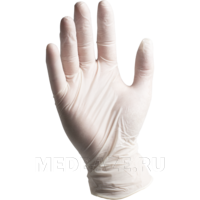 Перчатки нитриловые NitriMax, размер М, белые, 50 пар/уп