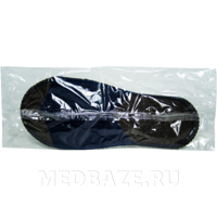 Тапочки с открытым мысом, на жесткой основе, Стандарт Лайт, серый/синий