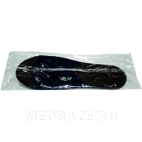 Тапочки с открытым мысом, на жесткой основе, Стандарт Лайт, серый/синий