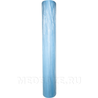 СМС Простыни в рулоне пл. 15 г/м2 70*200 см голубые 100 шт/рулон